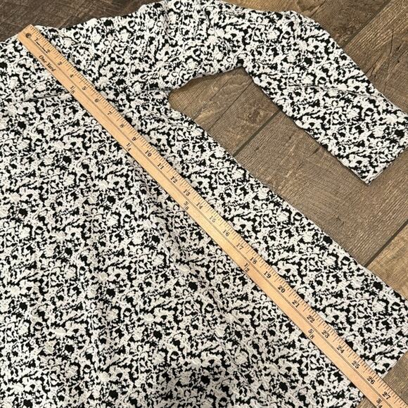 KUT From The Kloth Women's Open Front Cardigan Black White Size M - Picture 5 of 8